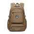 Natural Fish new junior high school backpack with large capacity and multiple compartments, pressure reducing and waterproof men's high school and university backpacks