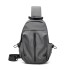 2025 new simple and lightweight crossbody bag for men's outdoor leisure, men's sports chest bag, large capacity student shoulder bag