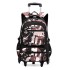 New lightweight pull rod backpack for elementary school boys, large capacity backpack for junior high school students in grades 3-6