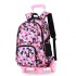 Daifa Natural Fish Pull Rod Backpack Primary School Students 3-5 Grades Girls Six Wheel Staircase Climbing 8-12 Years Old Large Capacity