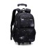 Natural Fish High School Student Three piece Set Pull up Backpack Wholesale Climbing Stairs Large Capacity Fashionable Multi layer Breathable Backpack