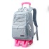 Natural Fish Cross border New Pull up Backpack for Primary School Students, Male and Female, Grades 2-6, Large Capacity Detachable Backpack