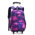 A dropshipping natural fish pull rod backpack with large capacity, fashionable backpacks for boys, girls, primary and secondary school students, cross-border bestseller