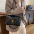 Korean popular new bag women's 2025 Triumphal Arch diamond grid chain bag versatile large capacity single shoulder diagonal cross bag