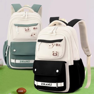 Backpack, backpack, high aesthetic value, large capacity, primary school students, grades 3-6, university, junior high school, high school wholesale