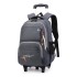 Natural Fish New Style, 3rd to 9th Grades, Climbing Stairs, Pullrod Backpack, Junior High School Boys, Large Capacity, Detachable, One Piece Hair Collection