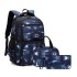 Natural Fish Personalized Fashion Starry Sky Primary and Secondary School Student Backpack Boys 4-6 Grades Three Piece Set Backpack