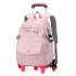 Natural Fish Cross border New Pull up Backpack for Primary School Students and Girls, Simple, Fashionable, Large Capacity, Anti Splashing, One Piece Hair Collection