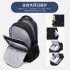 A new product of dropshipping natural fish, a pull rod backpack for junior high school students and boys, with a large capacity that can print logos across borders