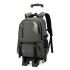 Natural Fish 2023 Summer New Pull up Backpack Detachable for Male Middle and High School Students, Large Capacity One Piece Hair Replacement, Six Wheels