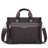 2023 new men's handbag, office bag, European and American men's business commuting handbag, single shoulder crossbody bag