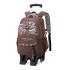 Natural Fish Pull Rod Backpack Primary School Students 3-6 Grades Climbing Stairs High Grade Backpack Large Capacity