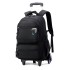 Natural fish pull rod backpack for primary school students in grades 3-6, large capacity backpack for junior high school students, dual-use cross-border