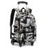 Natural Fish New Style 2nd to 6th Grade Stair Climbing Pull Rod Backpack Junior High School Boys Large Capacity Detachable One Piece Hair Collection