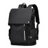 Business backpack 2024 new fashionable computer student backpack flip simple capacity large backpack travel bag