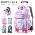 Natural Fish Children's Pull up Backpack Primary School Students 3-6 Grades Female Middle School Students Backpack Backpack Backpack High Grade Climbing