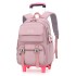 Cross border dropshipping of natural fish new product, pull rod backpack for primary school students, grades 3-6, middle school students, girls aged 8-14