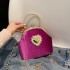 Cross border foreign trade women's bag 2024 new artistic Chinese style gold velvet shell bag single shoulder diagonal cross handbag wholesale