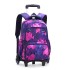 A dropshipping natural fish pull rod backpack with large capacity, fashionable backpacks for boys, girls, primary and secondary school students, cross-border bestseller