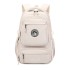 Natural Fish new junior high school backpack with large capacity and multiple compartments, pressure reducing and waterproof men's high school and university backpacks