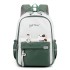 Minimally designed backpack for female junior high school students with high appearance and cute elementary school students. High capacity lightweight backpack for middle school students