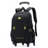 A new product of dropshipping natural fish, a pull rod backpack for junior high school students and boys, with a large capacity that can print logos across borders