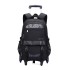 Natural fish large capacity pull rod backpack for 3-6 grade primary and secondary school students, dual-use backpack for junior high school stair climbing backpack