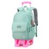 2022 Natural Fish Student Pull up Backpack for Grades 3-6 Lightweight, Large Capacity, Multi layer Breathable, Cross border Explosive Product Delivery