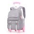 Cross border dropshipping of natural fish new product, pull rod backpack for primary school students, grades 3-6, middle school students, girls aged 8-14