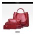 2023 Women's Bag New European and American Fashion Crocodile Pattern Four Piece Set Mother Bag Single Shoulder Handheld Crossbody Bag Manufacturer Wholesale