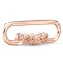 Panjiadora white copper plated 925 color silver DIY accessories bracelet me jewelry connector bead sub letter logo