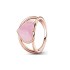 Pan Light Luxury High end Ring Female Cute Bow White Copper Electroplating Inlaid Sapphire Handpiece Open Ring Crystal