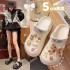 Princess Wind Tunnel Cave Shoes for Women's Summer 2023 New Style Outerwear Korean Version Sweet Thick Bottom Nurse Indoor Baotou Cold Slippers