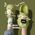 Ugly and cute round headed open smile sandals for summer 2023 new men's and women's shoes black and white big head popular couple EVA slippers