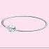 Pan Family Silver Plated Love Bracelet Classic Heart shaped Mother's Day Gift Bracelet Summer Luxury Women's Wings Trendy Men