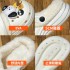 Winter Cute Cartoon Indoor Thick Bottom Anti slip Plush Warm Fashion Plus Plush Silent Dog Shoes Hole Shoes Women's Cotton Shoes