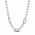 Pan Family Link Necklace Silver Plated Me Series New ME Chain Link Necklace New Trendy Versatile Clavicle Chain for Women