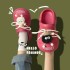 Ugly and cute round headed open smile sandals for summer 2023 new men's and women's shoes black and white big head popular couple EVA slippers