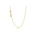 Pan family necklace, simple basic chain, electroplated collarbone chain, fashionable pendant, 520 accessories, extended chain, O-shaped chain, feminine temperament