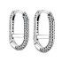 Pan Jia ME Pav é Concealed Chain Link Earrings White Copper Plated 925 Silver Versatile Simple U-shaped European and American Fashion Ear Buckle