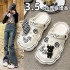 Cave shoes for women in summer, Instagram trendy, thick soled, anti slip, medical nurse, Baotou beach, beach sandals, new style