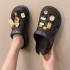 Cave shoes women's summer bow ins style 2022 new thick soled external wear height increasing EVA anti slip women's nurse sandals