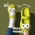 Big eyed dog, Baotou hole shoes, women's summer cartoon cute students wearing versatile thick soled anti slip beach sandals for outdoor wear