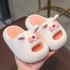 Children's cartoon cute rabbit slippers for summer anti slip outer wear with soft bottom EVA home indoor parent-child baby slippers