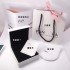 Heart shaped bow necklace ring earring set, female heart collarbone chain earrings, cross-border live broadcast plated 925 silver