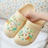 Summer Cute Cartoon DIY Thick Bottom Home Anti slip Breathable Ins Trendy Baotou Cool Slippers for Women