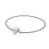 Pan Family Silver Plated Love Bracelet Classic Heart shaped Mother's Day Gift Bracelet Summer Luxury Women's Wings Trendy Men