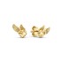 Pan Bai Copper Flying Thief Earrings, Four Leaf Clover Silver Plated Gold Plated, Inlaid with Diamond Heart Crown, Rose Gold Earrings, Fashionable