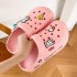 New Summer Cave Shoes Sandals for Girls Wearing for Couples, Anti slip and Odor proof Thick Bottom with EVA Toe Cover, Stepping on Shit Feel Slippers