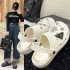 Cave shoes for girls in summer, Korean version, Instagram trendy, fashionable, versatile, EVA anti slip, lazy, dragging beach, outdoor sandals